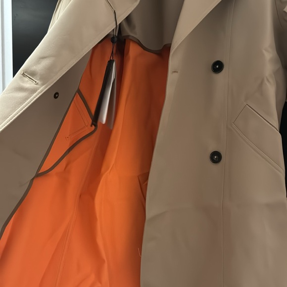 NWT Massimo Dutti Contrast colored trench style jacket - Picture 4 of 6